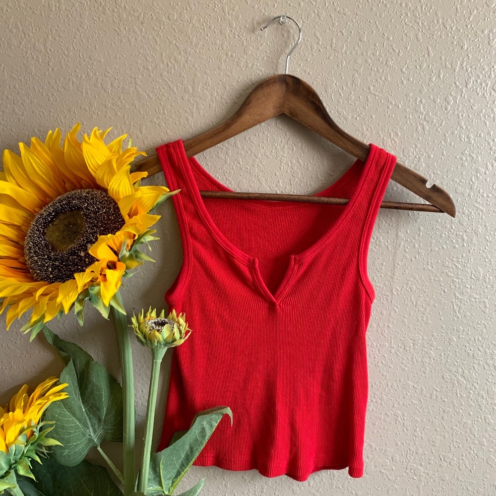 Ribbed Brandy Melville Tank